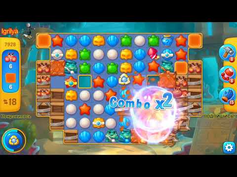 Fishdom level 7928 / Фишдом уровень 7928