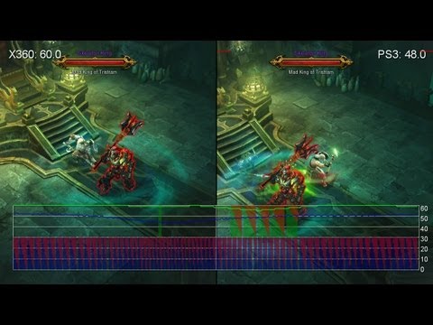 Diablo 3: Xbox 360 vs. PlayStation 3 Frame-Rate Tests