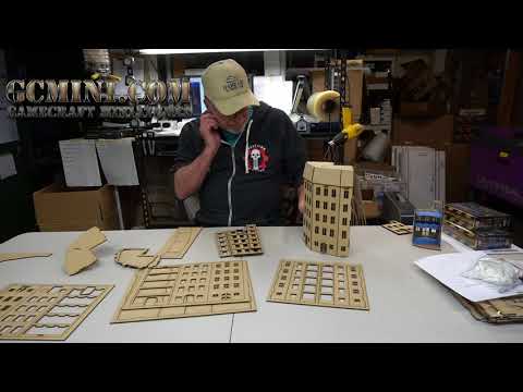 New Product, 28mm European Corner Building 28MMDF525