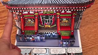 Video of Tokyo Pop-Up Book: A Comic Adventure with Neko the Cat ENGLISH - Immediate stock!