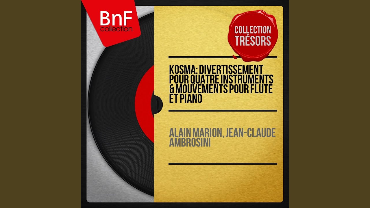 Divertissement pour quatre instruments: I. Allegretto