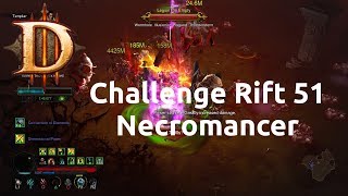 Diablo 3 - Challenge Rift - Challenge 51 - Necromancer - A Great Success
