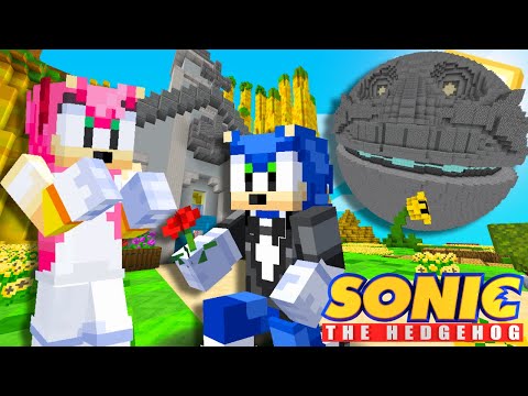 Sonic And Amy's WEDDING In Minecraft! FULL MOVIE