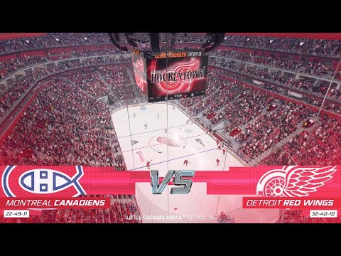 2022 NHL Season Montreal Canadiens Vs Detroit Red Wings NHL 23 Simulation