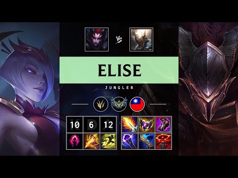 Elise Jungle vs Pantheon - TW Challenger Patch 25.20