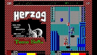 Sharp X1 Game: Herzog (1988)