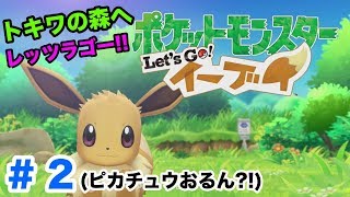 【ピカブイ】#2 トキワの森へ！レッツラGOー！ポケモン