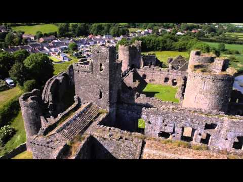 Castles from the Clouds: Kidwelly Castle - Cymru o'r Awyr: Castell Cydweli