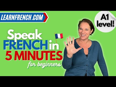 Learn to speak French in 5 minutes - a dialogue for beginners!