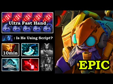 Crazy Fast Hand + Ultra Fast Farming 10Min Boots Next Level Stack & Deleted Everyone DotA 2 Tinker