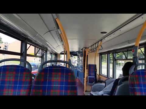 Tyrers bus JRZ 3269 (trident) on 17/08/17 on rail rep (1080P) (UHD)