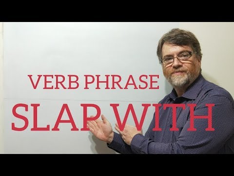 英語の家庭教師ニックP動詞句 (139) 平手打ち (English Tutor Nick P Verb Phrase (139 ) Slap With)