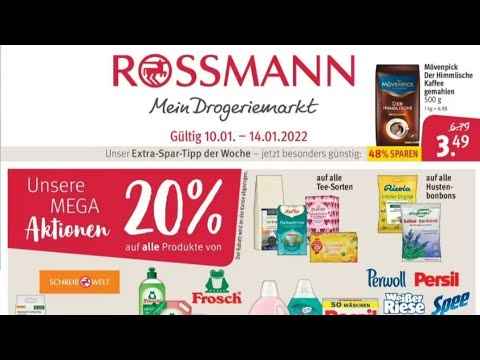 🛒 Rossmann Katalog Prospekt 10. bis 14. Januar 2022 - Neuigkeiten, Angebote Deutschland 🇩🇪