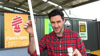 Disposing of fluoro lights safely