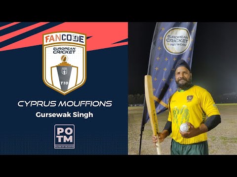 MOM: G.Singh - CYM vs CES | Highlights | FanCode European Cricket T10 Cyprus Day 17 | Cyprus 2021