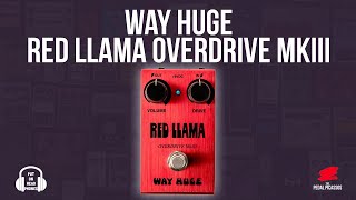 Video thumbnail for Way Huge Red Llama Overdrive MkIII by The Pedal Picassos