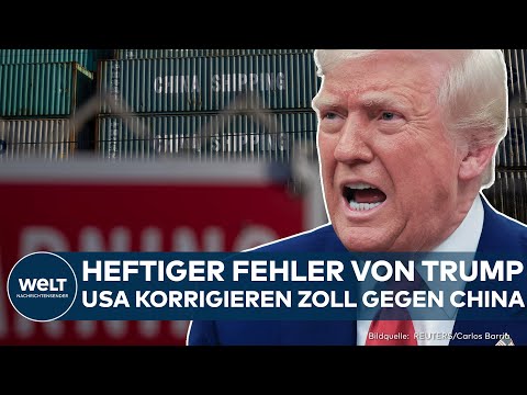 USA: Auch das noch! 20 Prozent vergessen! Trump korrigiert Zoll-Hammer gegen China