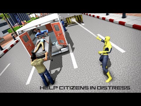 Flying Spider Hero Game 2017: City Battle (By Crazy Neuron Studio) Android Gameplay HD