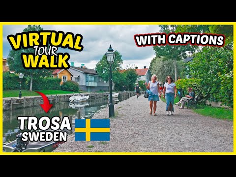 TROSA, SWEDEN 🇸🇪 | TROSA TOWN CENTER WALK | Trosa Sweden Walking Tour