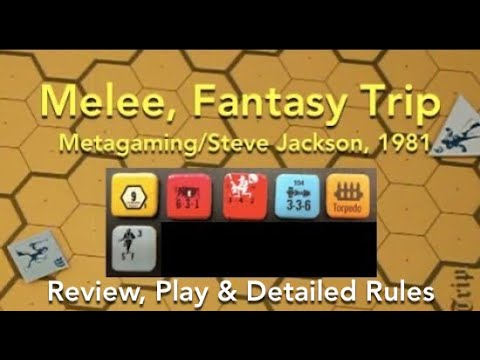 Melee (Metagaming/Steve Jackson) Review & How to Play