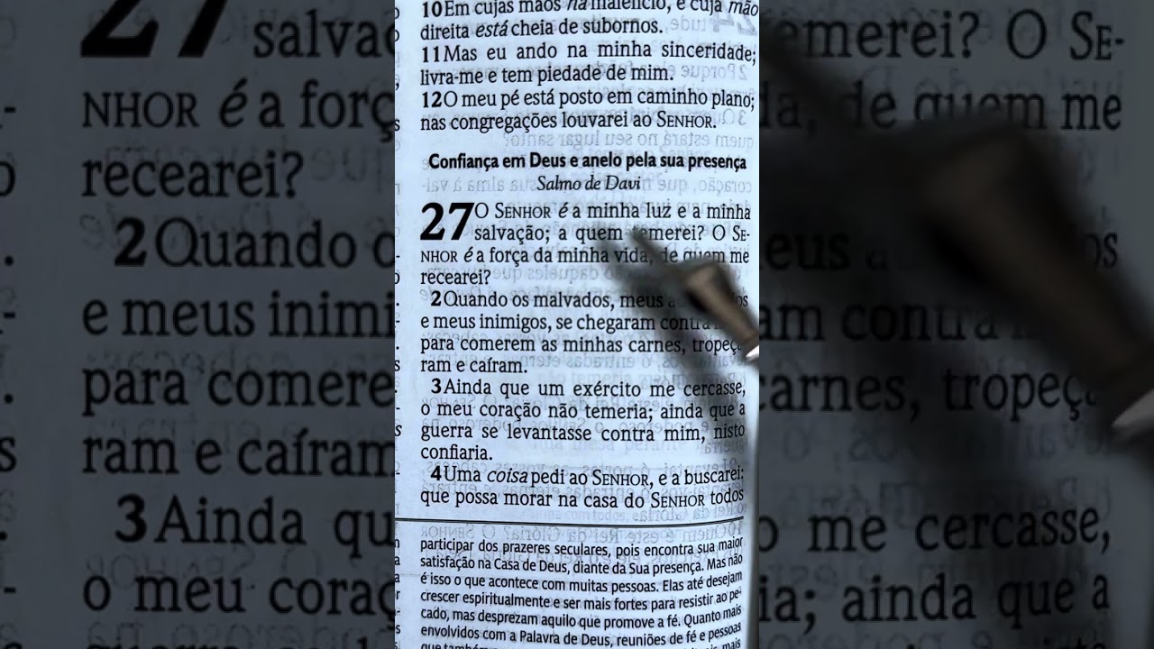 Poderosa oração do salmo 27