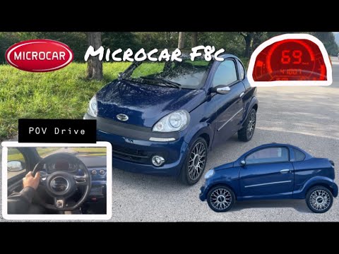 Microcar M.GO F8c Coupé -POV Drive Walkaround Highspeed