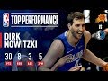 Dirk Nowitzki Drops 30 Points in FINAL Home Game | April 9, 2019