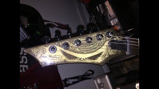 Video thumbnail for Dean Zero in deth we trust guitar review by Kevys RC & Music