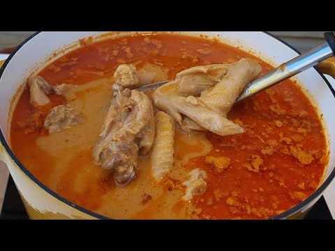 HOW TO MAKE AUTHENTIC GHANAIAN CHICKEN PEANUT BUTTER/GROUNDNUT SOUP