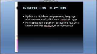 Python episode #1 ~ INTRODUCTION TO PYTHON ~