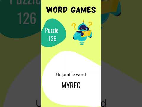 Word game puzzle 126 - YouTube