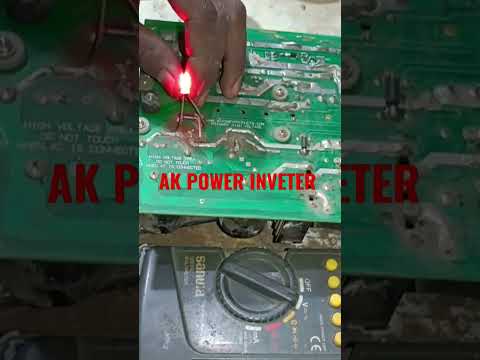 Axiom CHARGER MOSFET driver DRIVE VOLT CHECKING BY LED #explore #india #youtube #SHORT