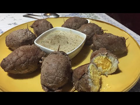 INVOLTINI RIPIENI - uova in "carne"- involtini saporiti