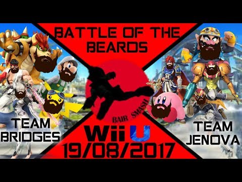 Bair Smash 16 Battle of the Beards Crew Battle - Team Bridges Vs. Team Jenova - Smash Wii U