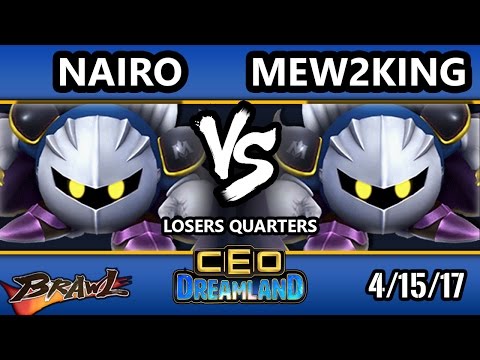 CEO Dreamland 2017 Brawl - NRG | Nairo (Meta Knight) Vs. FOX MVG | Mew2king (Meta Knight) SSBB LQ