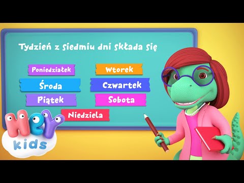 Siedem Dni Tygodnia piosenka | HeyKids - Piosenki dla dzieci po polsku