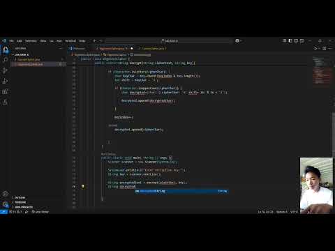 Vigenere Cipher And Caesar Cipher Java Implementation