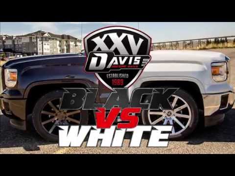 Black VS White Custom 2014 Sierra Accessories in Alberta at Davis GMC Buick