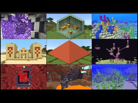 Minecraft 1.18 - All Structures
