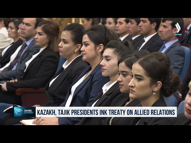 Kazakistan ve Tacikistan Devlet Başkanları, müttefik ilişkiler konusunda anlaşma imzaladı