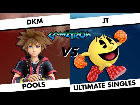 Gametron 2021 SSBU - TwT | DKM (Sora) vs PJ | JT (Pac-Man) Smash Ultimate Pools