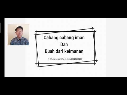 Cabang cabang iman Dan Buah dari keimanan
