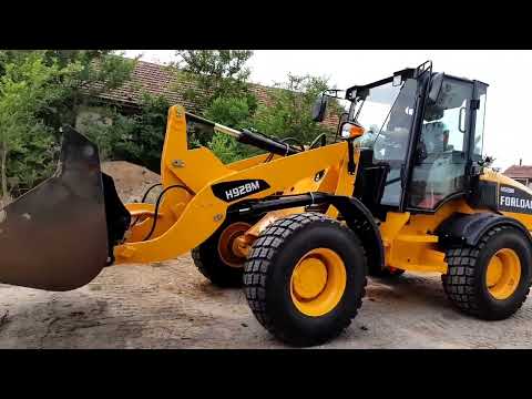FORLOAD H928M mini wheel loader testing demo video