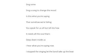 Gary Brooker   Hear What You&#39;re Saying Şarkı Sözü