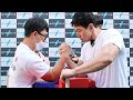 (2부)팔씨름 프로선수 VS 108kg 키다리형 / 풉! 별거 아니네?