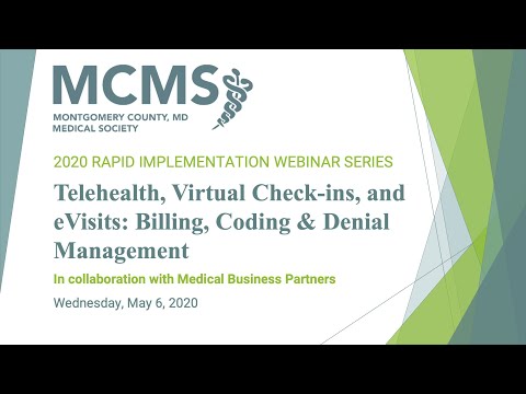 Telehealth, Virtual Check-ins, and eVisits: Billing, Coding & Denial Management