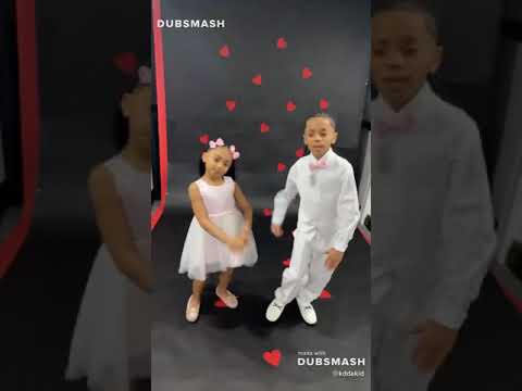 DUBSMASH DANCE W/MY BESTIE KD DA KID 😍😍 #shorts