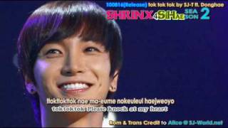 Super Junior T ~ Tok tok tok Lyrics ROM + ENG