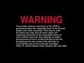 Universal Studios Home Video FBI Warning Screen 2001 2005