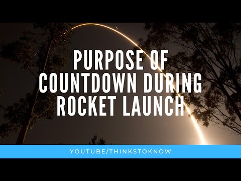 What is the purpose of having a countdown during a Rocket launch ?